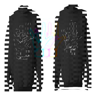 Langue Des Signes Américaine I Love You Asl Sweater e - Cadeauxyz