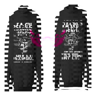 Las Muchachas Reales Escuchan Heavy Metal Heavy Metal Camisa de entrenamiento - Regaloses