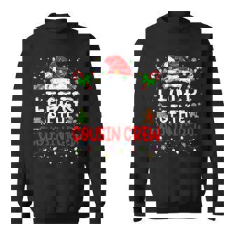 Leader Of The Cousin Crew Pajamas Family Matching Xmas Sweatshirt - Monsterry