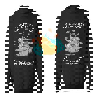 Leave Me Alone I'm Introverting Sweatshirt - Monsterry