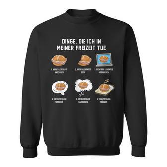 Leberkäse In Der Freizeit Meat Cheese Liver Cheese S Sweatshirt - Geschenkecke