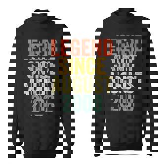 Legend Since August 2008 11Th Birthday Sweatshirt | Mazezy