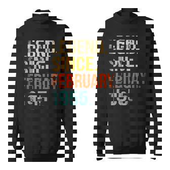 Legend Since February 1955 67Th Birthday 67 Year Old Sweatshirt | Mazezy