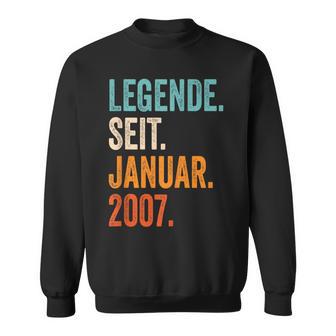 Legend Since January 2007 17 Years Sweatshirt - Geschenkecke