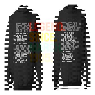 Legend Since March 1995 27Th Birthday 27 Year Old Sweatshirt | Mazezy