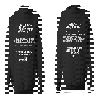 Lema Divertido Made In Barcelona Nacido En Barcelona Sin Mangas Camisa de entrenamiento - Regaloses
