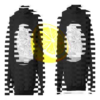 Lemon Fruit Slice Lemonade Vintage Retro Summer Citrus Sweatshirt - Monsterry