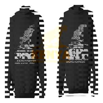 Leopard KENYA Africa Samburu Reserve African Safari Tank Top Sweatshirt - Monsterry