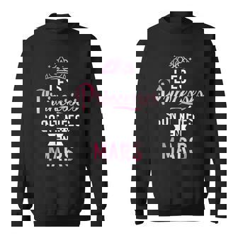 Les Princesses Sont Nees En Mars Anniversaire Sweater e - Cadeauxyz