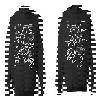 Let The Music Play Musicien Amateur De Musique Sweater e - Cadeauxyz
