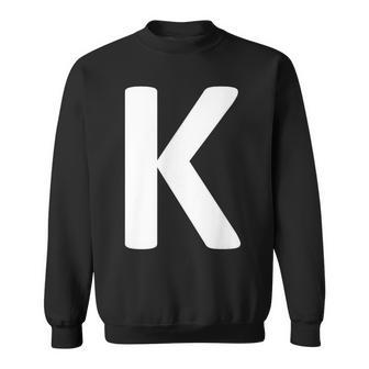 Letter K Sweatshirt - Geschenkecke