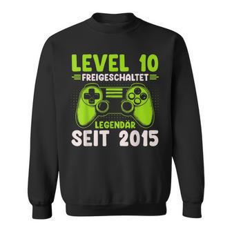 Level 10 Birthday Boy Gamer Children's Decorationintage 2015 Sweatshirt - Geschenkecke