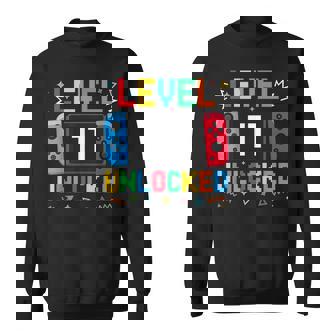 Level 11 Unlocked Birthday Video Gamer 11Th Birthday Boys Sweatshirt | Seseable CA