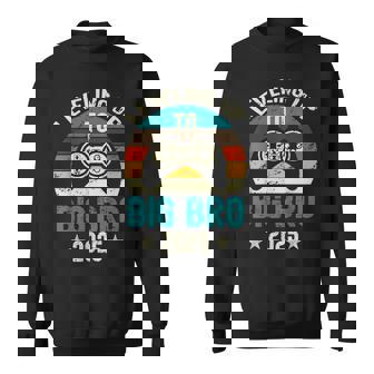 Leveling Up To Big Brother 2025 Gamer Vintage Big Bro Sweatshirt | Mazezy