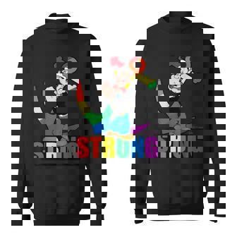 Lgbtqia Pride Popeye Fuerte Camisa de entrenamiento - Regaloses