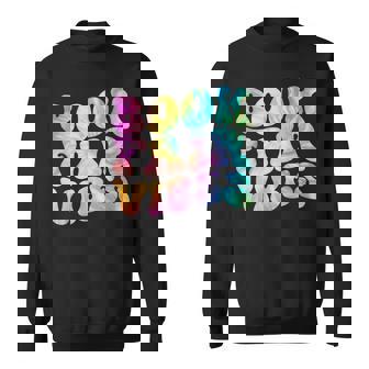 Library Book Fair Vibe Tie Dye School Reading Nostalgic Sweatshirt - Monsterry