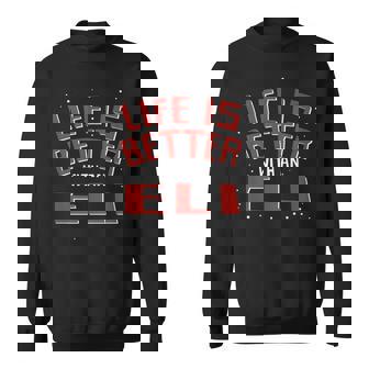 Life Is Better With An Eli Prénom Couple Surnom Sweater e - Cadeauxyz