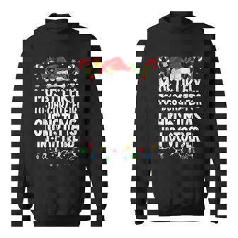 Most Likely To Decorate For Christmas In October Family Xmas Sweatshirt - Thegiftio UK
