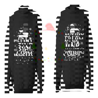 Most Likely To Nap On Christmas Xmas Nap Sweatshirt - Monsterry
