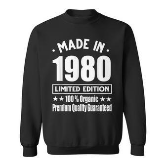 Limited Edition 1980 Birthday 1980 Geboren Jahrgang 1980 Sweatshirt - Geschenkecke