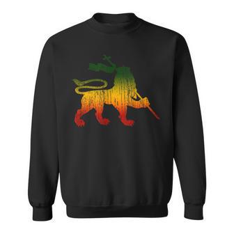 Lion Of Judah Reggae Music Rastafari Rasta Sweatshirt - Geschenkecke