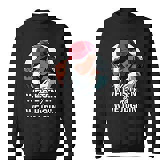 We Listen Don't Judge Social Media Meme Sweatshirt | Mazezy