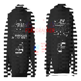 A Little Firecracker Is On The Way 4th Of July Pregnancy Sweatshirt - Monsterry