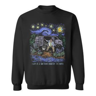I Live In A Van-Gogh Down-By The River Sweatshirt - Thegiftio UK