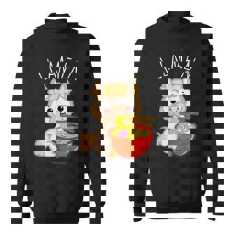 Llamen Llama Ramen Noodles Cute Kawaii Japanese Anime Sweatshirt - Monsterry