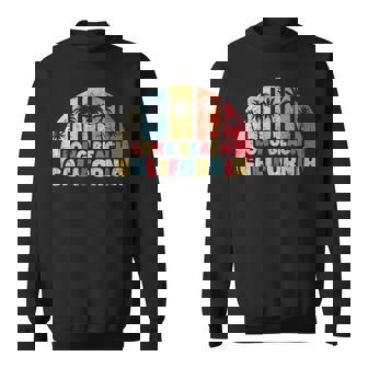 Long Beachintage California Beach Rétro Coucher De Soleil Sweater e - Cadeauxyz