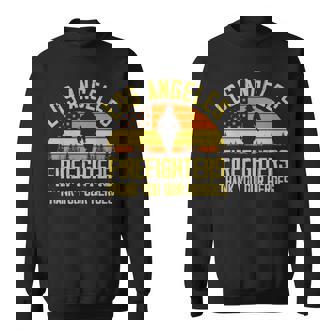 Los Angeles Firefighters Thank You Our Heroes LA Firefighter Premium Sweatshirt - Monsterry