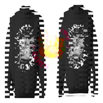 Love Anime And Ramen Japanese Noodles Neko Kawaii Cat Sweatshirt - Monsterry