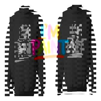 I Love To Finger Paint Old Couple Sweatshirt | Mazezy