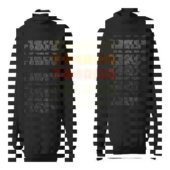 Love Heart Tiberius Grunge Vintage Style Black Tiberius Sweatshirt - Seseable