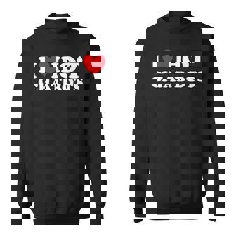 I Love Hot Chat Bot AI Robot Synthetic Replica Companion Fan Sweatshirt - Monsterry