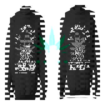 I Love Poker Texas Holdem Co Weed Poker Chips I'm Just Here For The Pot Marijuana Poker Sweatshirt - Monsterry
