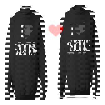 I Love Sloths I Heart Sloths Three Toed Tree Sloth Lover Sweatshirt - Monsterry
