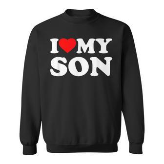 I Love My Son Heart Sweatshirt - Geschenkecke