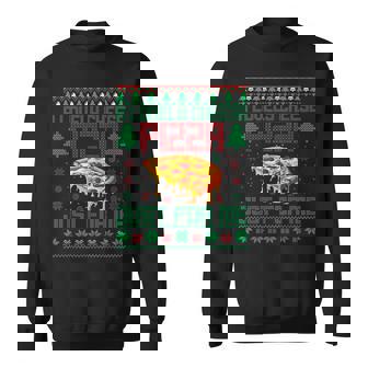 A Lovely Cheese Pizza Just For Me Alone Home Christmas Sweatshirt - Monsterry