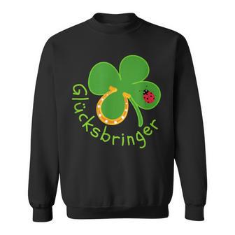 Lucky Charm Ladybird Clover Leaf For Friends Good Luck Sweatshirt - Geschenkecke