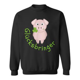 Lucky Charm Pig Clover Leaf For Friends Good Luck Sweatshirt - Geschenkecke