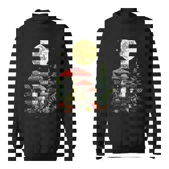 Lune Mystique Bohème Et Forêt De Champignons Amanita Sweater e - Cadeauxyz