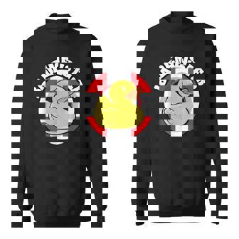 Lustig Bademeister Spruch Rettungskraft Schwimmen Freibad Sweatshirt - Geschenkecke