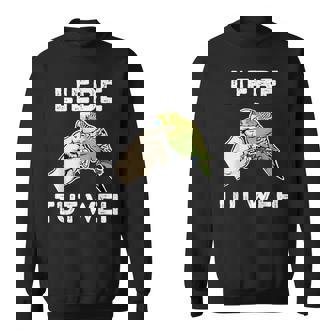 Lustiges Wellensittich Liebe Tut Weh Sweatshirt - Geschenkecke