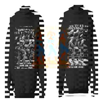 Where Them Fans At Boots On The Ground Western Dance Sweatshirt | Seseable CA