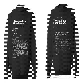 Maddox Name Definition Dictionary Sweatshirt - Monsterry