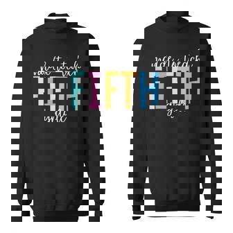 Made To Teach Fifth Grade Teacher First Day Back To School Tank Top Sweatshirt - Monsterry