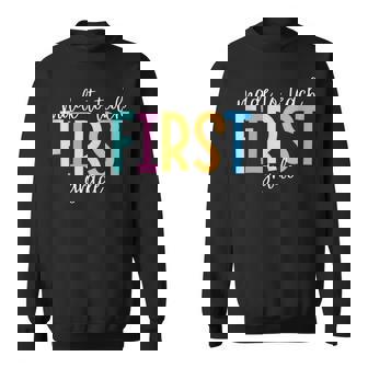 Made To Teach First Grade Teacher First Day Back To School Tank Top Sweatshirt - Monsterry