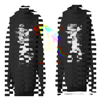 Magical Rainbow Unicorn Dabbing Dance Move Dab Shirt Sweatshirt - Monsterry