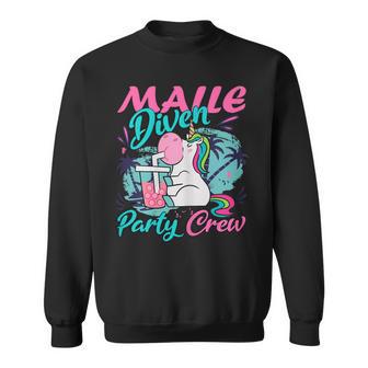 Malle Diven Party Crew Saufen Sweatshirt - Geschenkecke